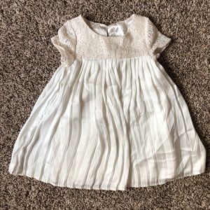 Girls 2T ivory swing dress